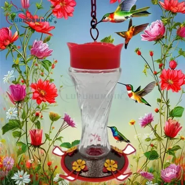 What color should I choose for a hummingbird feeder?