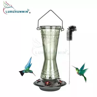 What type of hummingbird feeder is suitable for indoor use?